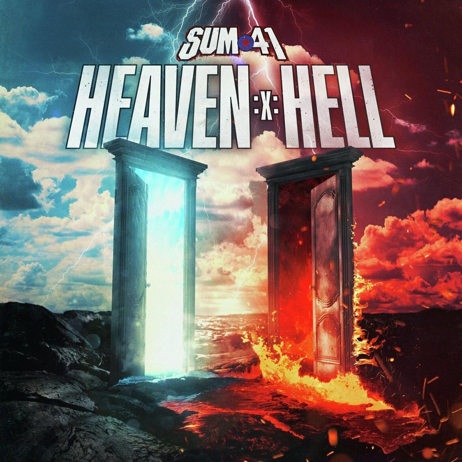 LP deska Sum 41 - Heaven :x: Hell (Limited Edition) (Red Coloured) (2 LP)