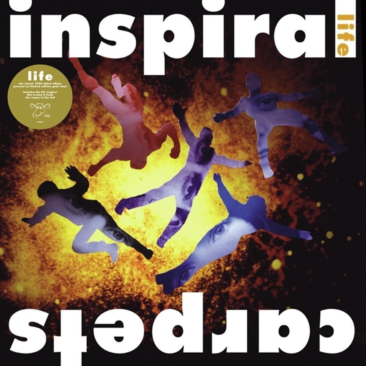 Vinüülplaat Inspiral Carpets - Life (Limited Edition) (Gold Coloured) (LP)