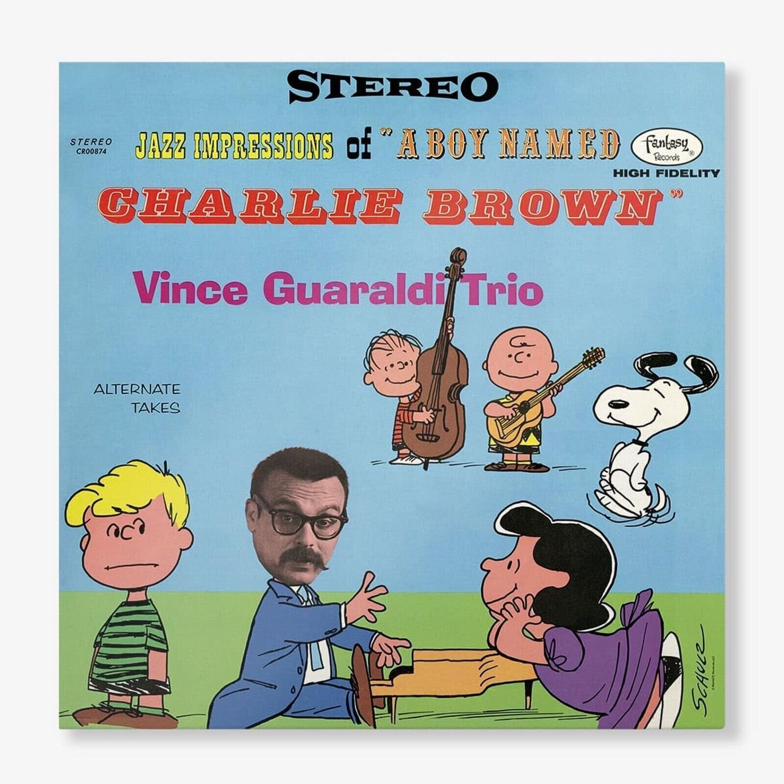 Disco de vinilo Vince Guaraldi - Jazz Impressions Of "A Boy Named Charlie Brown" (Limited Edition) (Sky Blue Coloured) (LP)