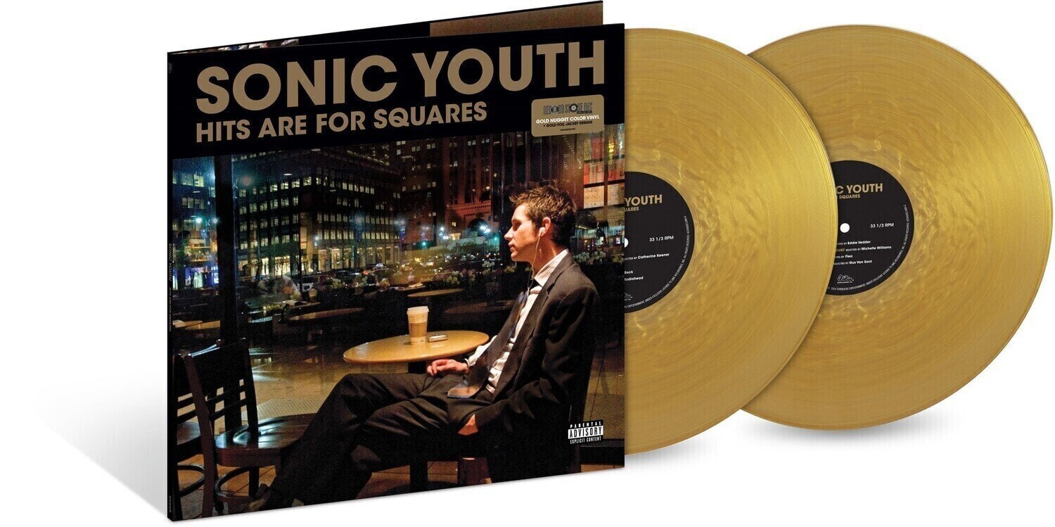 Vinyl Record Sonic Youth - Hits Are For Squares (Limited Edition) (Gold Nugget Coloured) (2 LP)