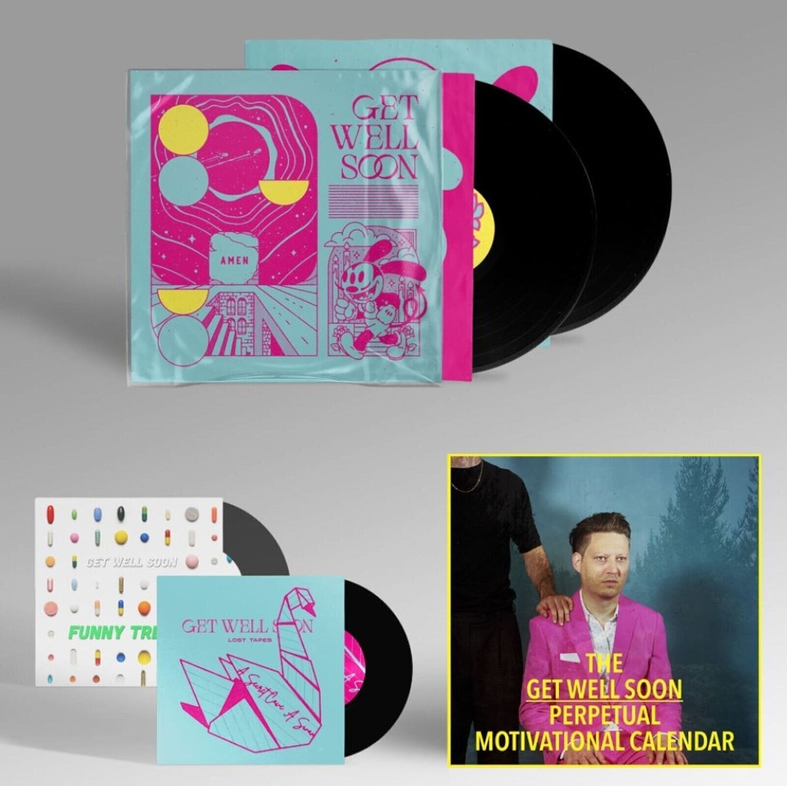 Vinüülplaat Get Well Soon - Amen (Deluxe Edition) (2 LP + 2 x 7")