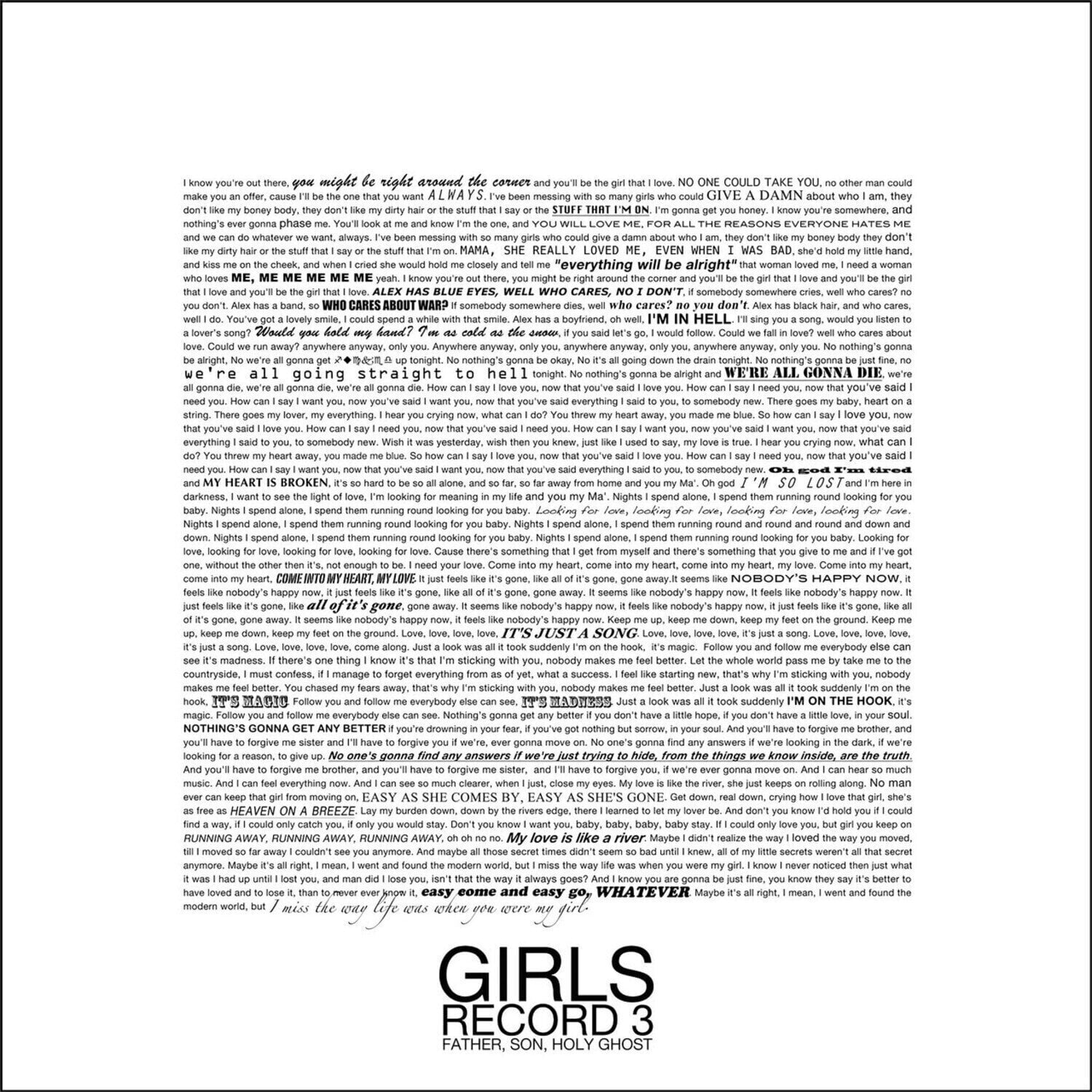 Disc de vinil Girls - Father, Son, Holy Ghost (2 LP)