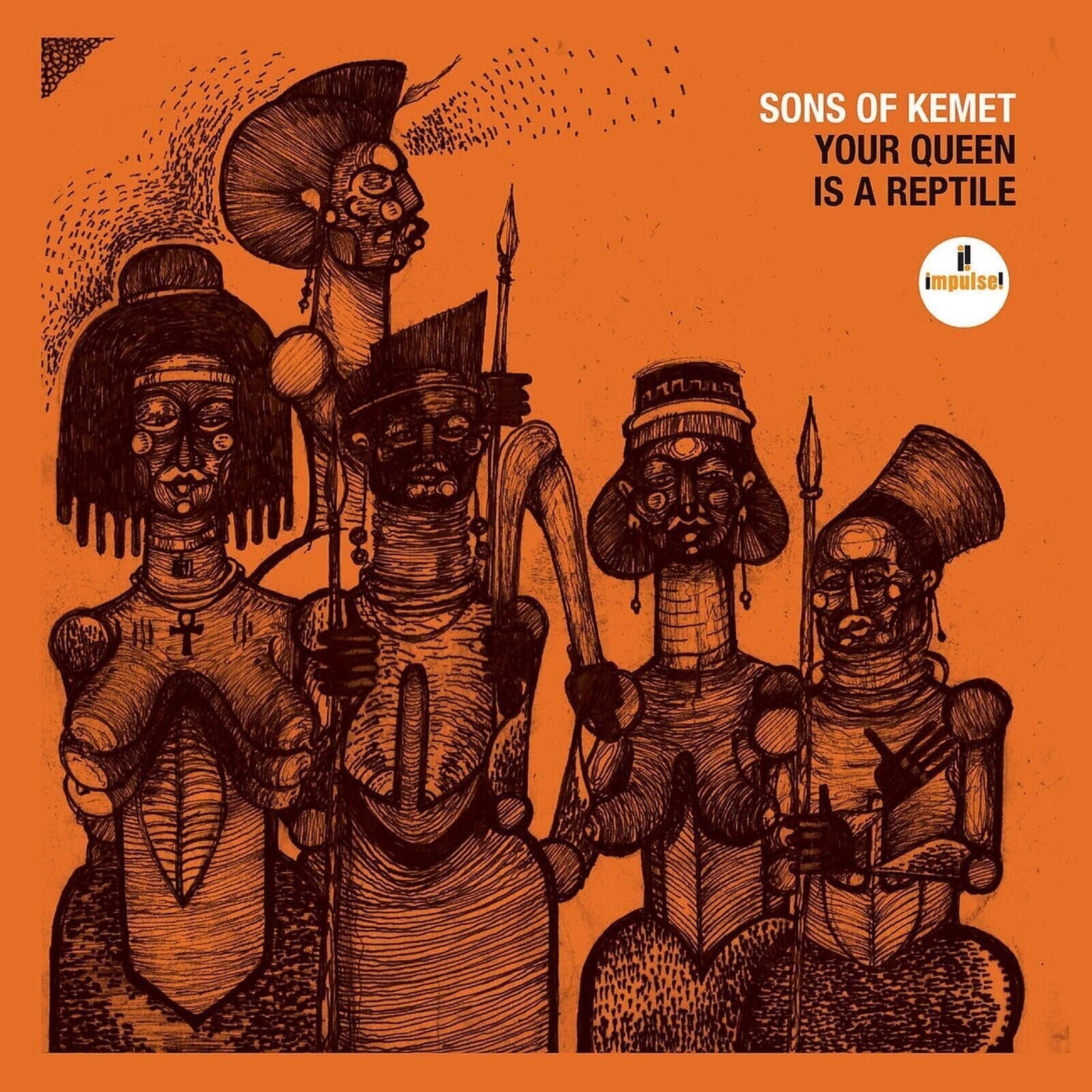 Disco de vinilo Sons Of Kemet - Your Queen Is A Reptile (2 LP)