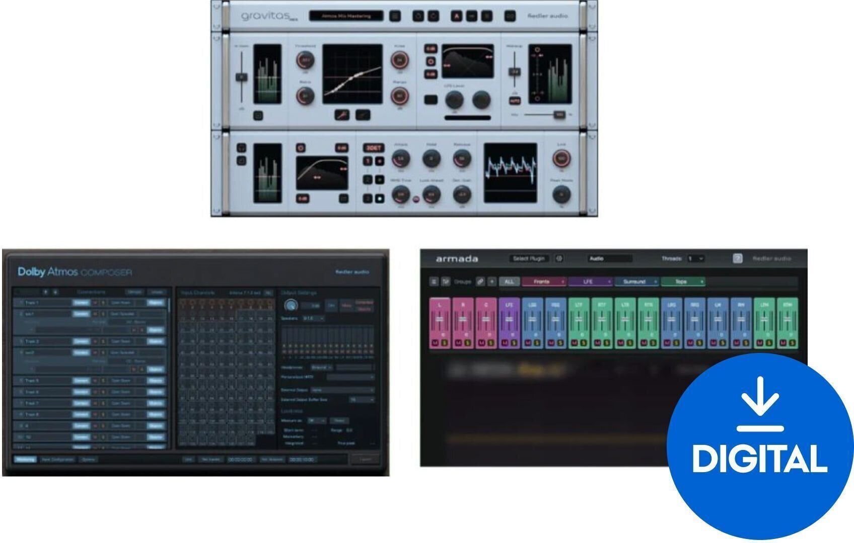 Studio-Effekt-Plugin Fiedler Audio Dolby Atmos Mixing Bundle 2026 (Digitales Produkt)