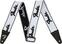 Tekstilni kitarski pas Fender Weighless Strap Running Logo White and Black