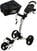 Carro manual de golf Axglo TriLite 3-Wheel Trolley SET White/Black Carro manual de golf