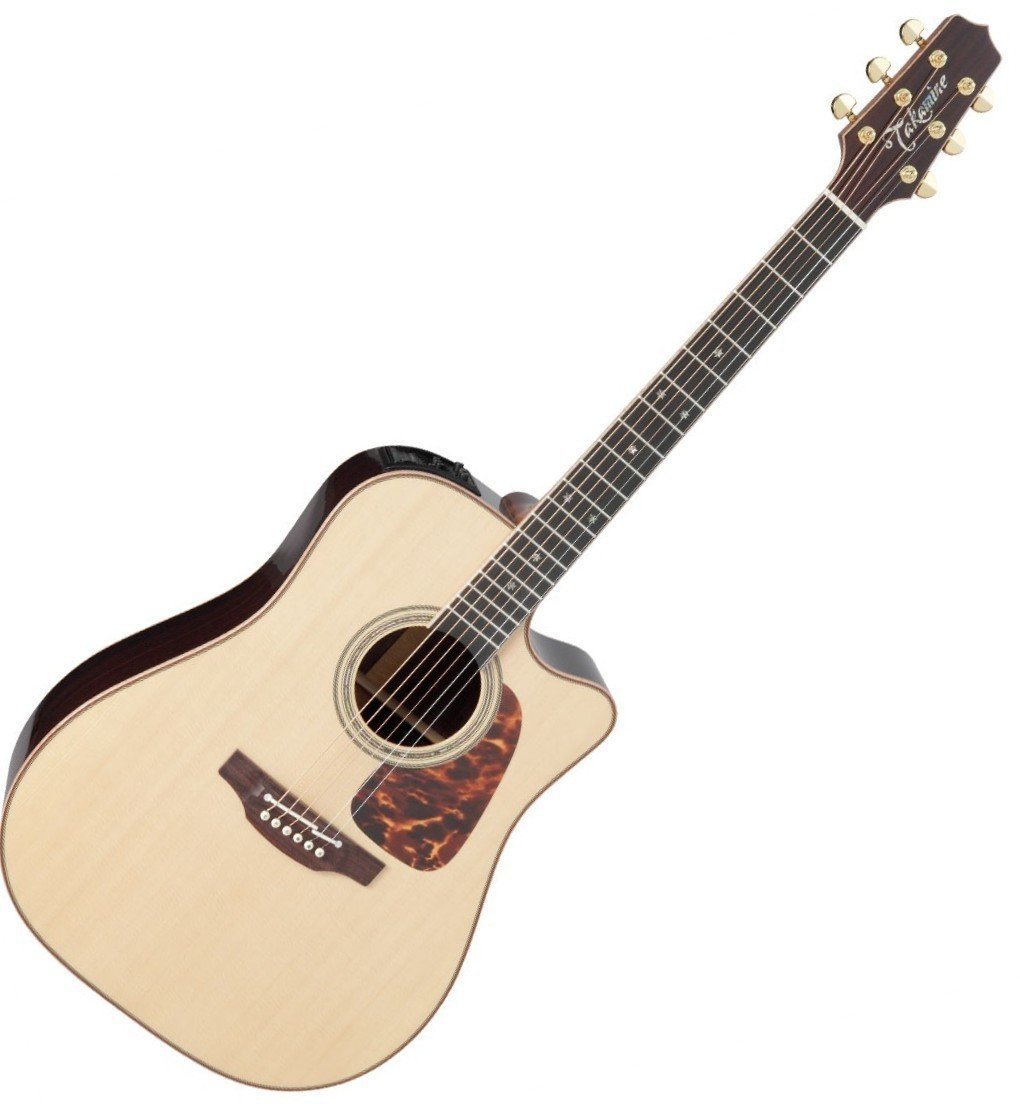 elektroakustisk gitarr Takamine P7DC Natural