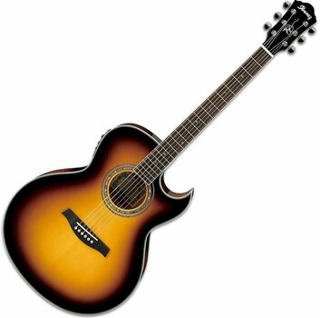 Guitare Jumbo acoustique-électrique Ibanez JSA5-VB Vintage Burst - 1