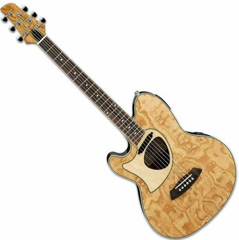 Elektro-akoestische gitaar voor linkshandigen Ibanez TCM 50LE Natural - 1