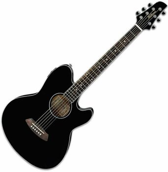 Elektro-akoestische gitaar Ibanez TCY 8 Black - 1