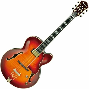 Gitara semi-akustyczna Ibanez AF 151 Aged Whiskey Burst - 1