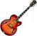 Guitare semi-acoustique Ibanez AF155-AWB Aged Whiskey Burst