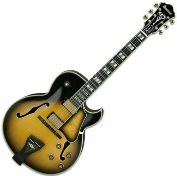 Gitara semi-akustyczna Ibanez LGB300-VYS Vintage Yellow Sunburst - 1