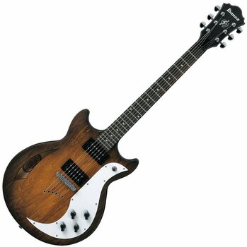 Semi-akoestische gitaar Ibanez AMF 73 Tabacco Flat - 1