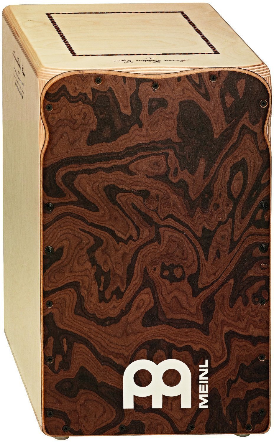 Cajón de madera Meinl AE-CAJ7 Artisan Edition Seguiriya Line Flamenco  Canyon Burl