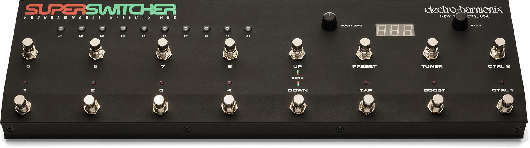 Pédalier pour ampli guitare Electro Harmonix Super Switcher Pédalier pour ampli guitare