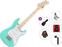 Elektriska gitarrer Fender Squier Mini Stratocaster MN Standard SET Sea Foam Green Elektriska gitarrer