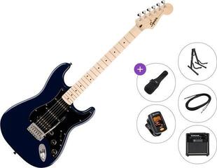 Elektrikitarr Fender Squier Sonic Stratocaster HSS MN Premium SET Midnight Blue Elektrikitarr
