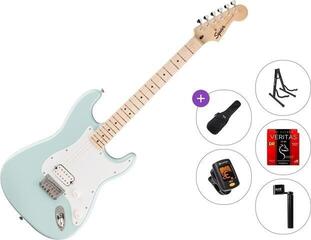 Elektrikitarr Fender Squier Sonic Stratocaster HT H MN Standard SET Sonic Blue Elektrikitarr