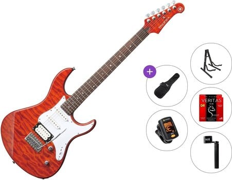 Elektrikitarr Yamaha Pacifica 212V QM Standard SET Caramel Brown Elektrikitarr - 1