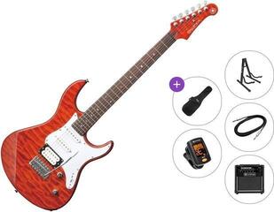 Elektrikitarr Yamaha Pacifica 212V QM Premium SET Caramel Brown Elektrikitarr