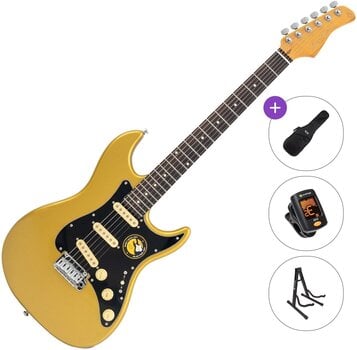 Elektromos gitár Sire Larry Carlton S3 New Gen Basic SET Metallic Gold Elektromos gitár - 1