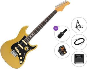 Electric guitar Sire Larry Carlton S3 New Gen Premium SET Metallic Gold Electric guitar