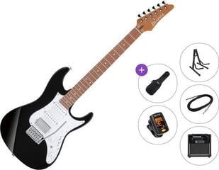 Elektrikitarr Ibanez AZ22S2-BK Premium SET Black Elektrikitarr