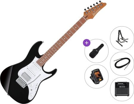 Elektrikitarr Ibanez AZ22S2-BK Premium SET Black Elektrikitarr - 1