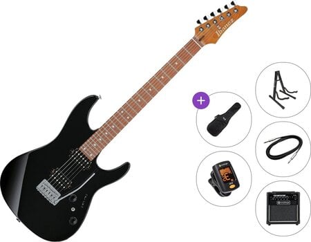 Elektrikitarr Ibanez AZ24S2-BK Premium SET Black Elektrikitarr - 1