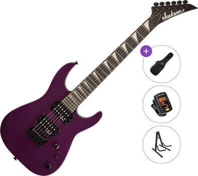 Elektrikitarr Jackson JS Series Dinky Minion JS1X AN Basic SET Pavo Purple Elektrikitarr - 1