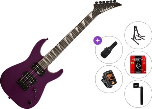 Elektrikitarr Jackson JS Series Dinky Minion JS1X AN Standard SET Pavo Purple Elektrikitarr - 1