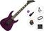 Elektrikitarr Jackson JS Series Dinky Minion JS1X AN Premium SET Pavo Purple Elektrikitarr