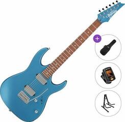 E-Gitarre Ibanez GRX120SP-MLM Basic SET Metallic Light Blue E-Gitarre