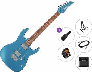 E-Gitarre Ibanez GRX120SP-MLM Premium SET Metallic Light Blue E-Gitarre
