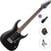 Elektrikitarr Cort X100 Basic SET Open Pore Black Elektrikitarr