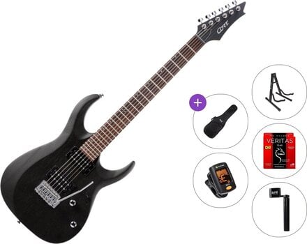 Chitarra Elettrica Cort X100 Standard SET Open Pore Black Chitarra Elettrica - 1