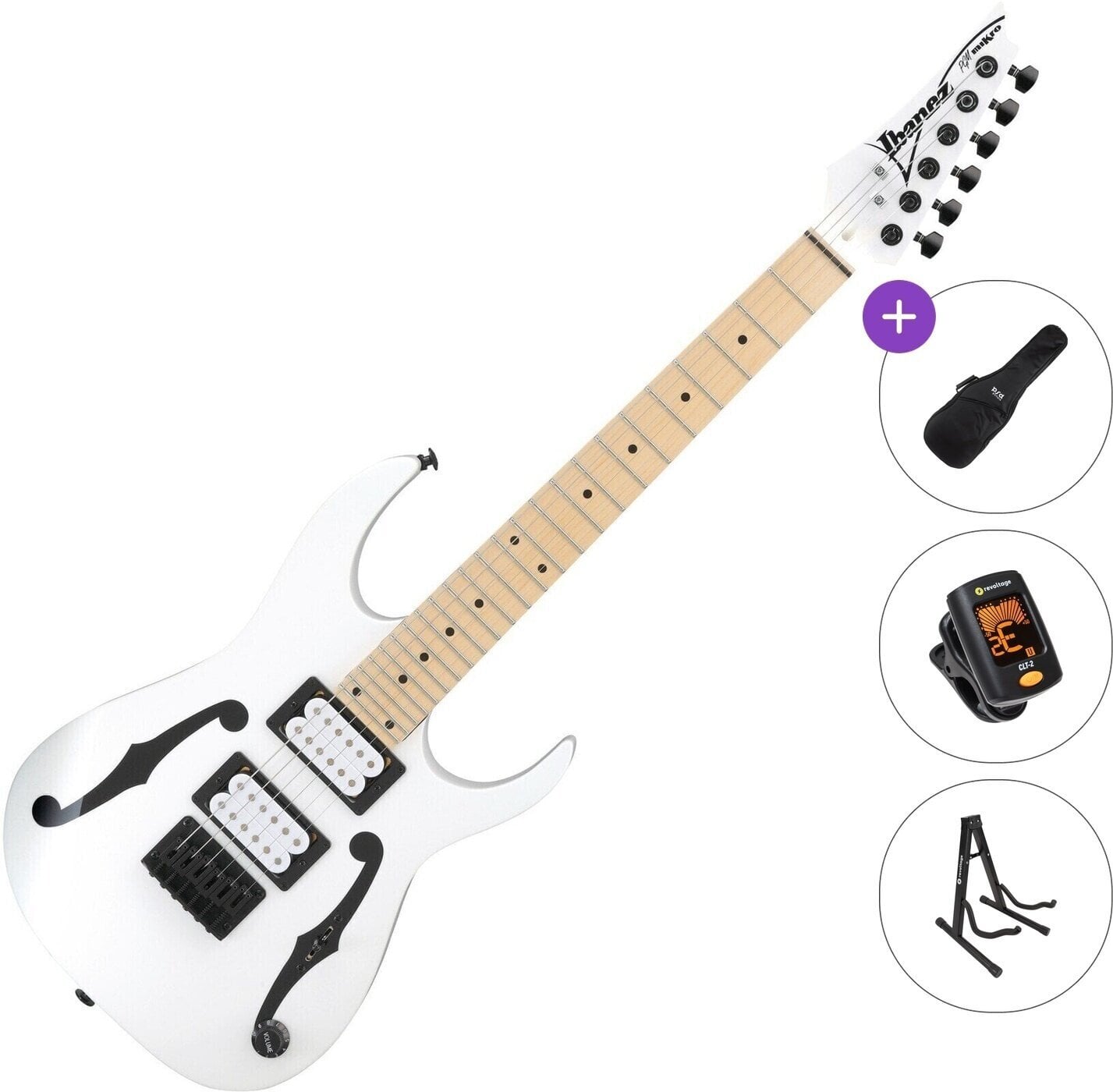 Elektromos gitár Ibanez PGMM31-WH Basic SET White Elektromos gitár
