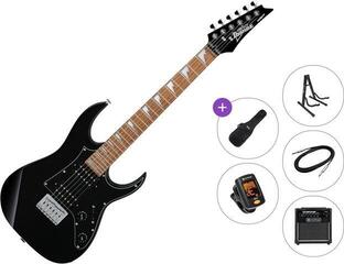 Elektrická kytara Ibanez GRGM21-BKN Premium SET Black Night Elektrická kytara