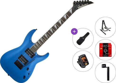Chitarra Elettrica Jackson JS22 Dinky Arch Top AH Standard SET Metallic Blue Chitarra Elettrica - 1