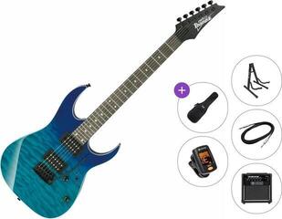 E-Gitarre Ibanez GRG120QASPBGD Premium SET Blue Gradation E-Gitarre