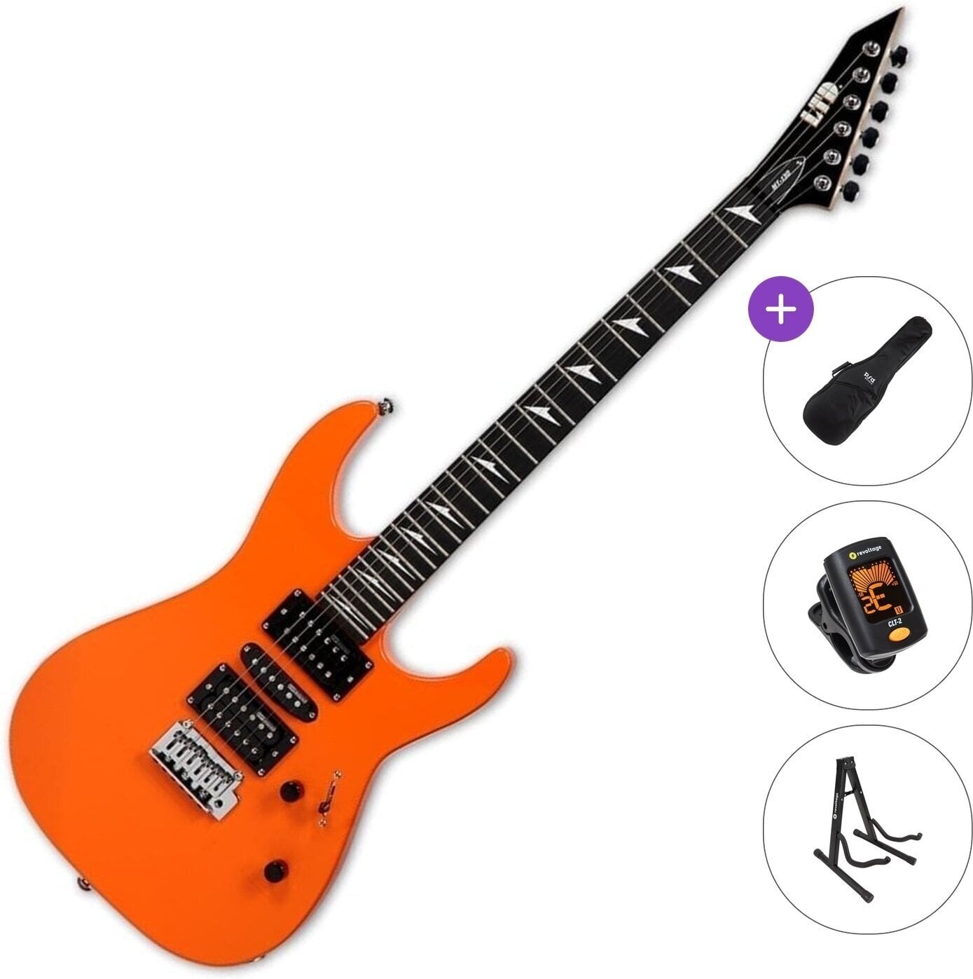 Elektrikitarr ESP LTD MT-130 Basic SET Orange Elektrikitarr
