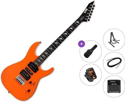 Elektrikitarr ESP LTD MT-130 Premium SET Orange Elektrikitarr - 1