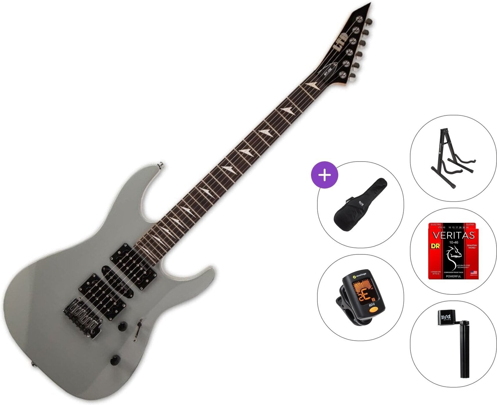 Elektrikitarr ESP LTD MT-130 Standard SET Grey Elektrikitarr
