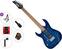 Chitarra Elettrica Ibanez GRX70QAL-TBB Standard SET Transparent Blue Burst Chitarra Elettrica
