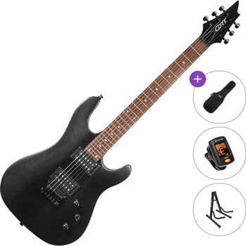 Elektrikitarr Cort KX100 Basic SET Black Metallic Elektrikitarr - 1