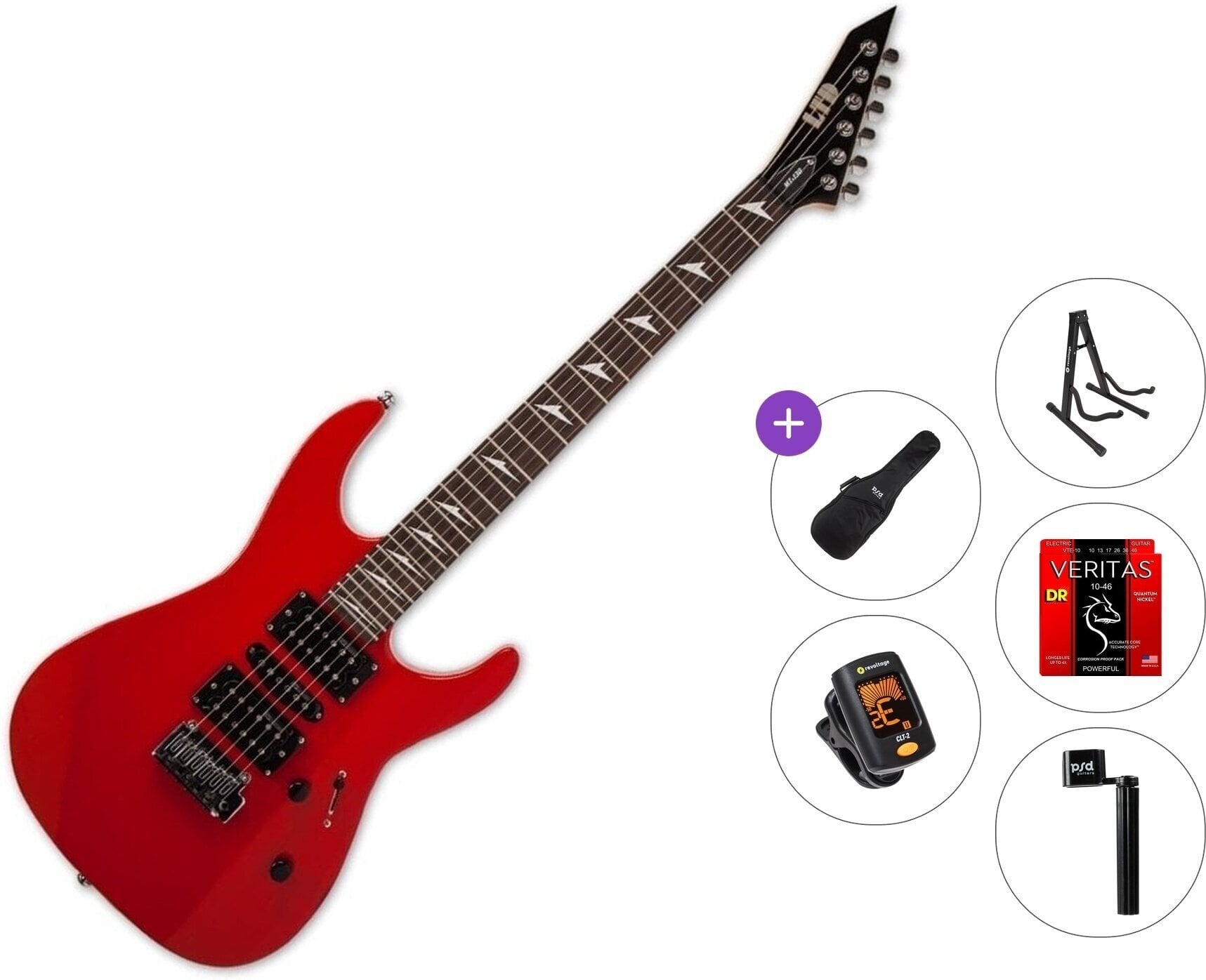 Elektrikitarr ESP LTD MT-130 Standard SET Red Elektrikitarr