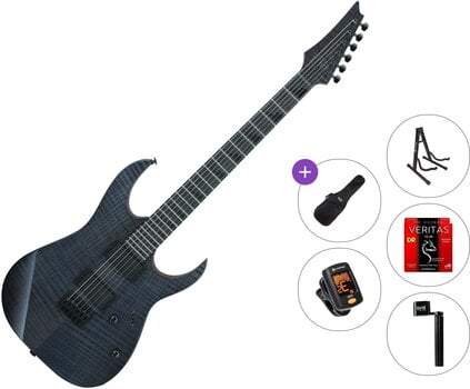 Elektrikitarr Ibanez GRGR221FA-TDK Standard SET Transparent Indigo Black Elektrikitarr - 1
