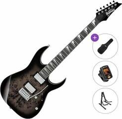 Elektrikitarr Ibanez GRG220PA1-BKB Basic SET Transparent Brown Black Sunburst Elektrikitarr