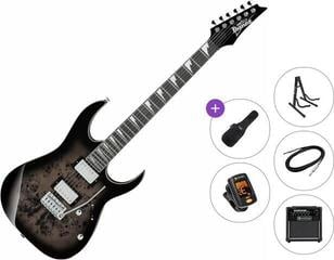 Elektrikitarr Ibanez GRG220PA1-BKB Premium SET Transparent Brown Black Sunburst Elektrikitarr